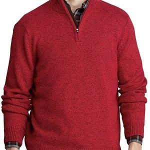 Mens Small Chaps Ralph Lauren Red Sweater MSRP $80